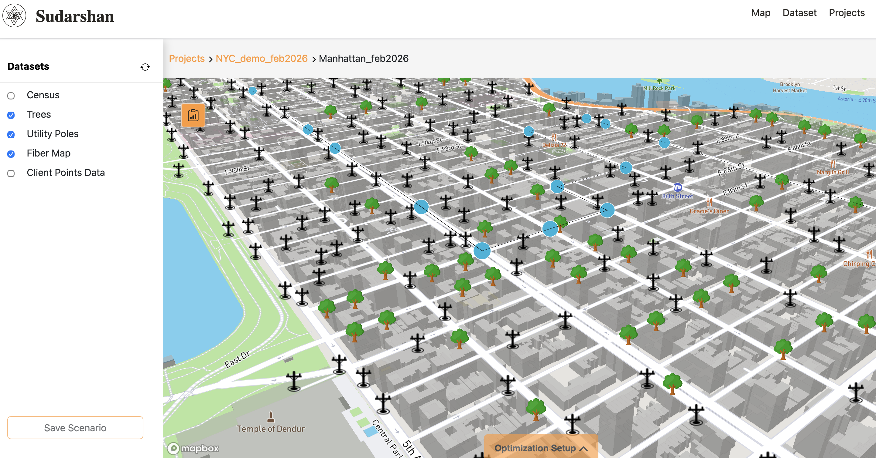 Sudarshan platform screenshot